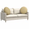 Coussins de siège 2 pcs Vert gris Ø 80 cm 553676553676