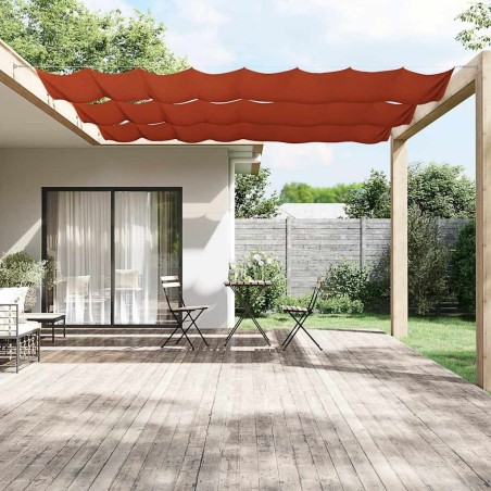 Auvent vertical Terre cuite 180x1000 cm Tissu oxford 553678553678