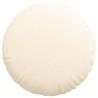 Coussins de siège 2 pcs Crème Ø 80 cm Tissu en velours côtelé 553679553679
