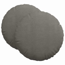 Coussins de siège 2 pcs Gris clair Ø 80 cm 553680553680