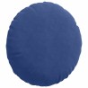 Coussins de siège 2 pcs Bleu police Ø 40 x 13 cm Velours 553681553681