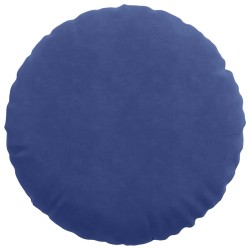 Coussins de siège 2 pcs Bleu police Ø 40 x 13 cm Velours 553681553681
