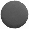 Coussins de siège 2 pcs Gris foncé Ø 80 cm 553682553682