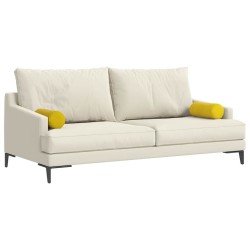 Coussins d'accent 2 pcs Jaune Ø 15 x 40 cm 553684553684