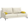 Coussins d'accent 2 pcs Jaune Ø 15 x 40 cm 553684553684