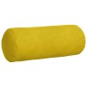 Coussins d'accent 2 pcs Jaune Ø 15 x 40 cm 553684553684