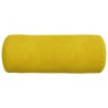 Coussins d'accent 2 pcs Jaune Ø 15 x 40 cm 553684553684