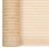 Filet brise-vue Beige 1x10 m PEHD 195 g/m² 553687553687