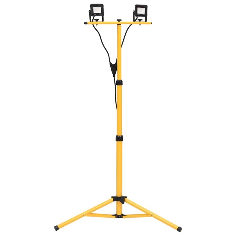 Projecteur à LED avec trépied 2x10 W Blanc chaud  553695553695