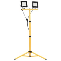 Projecteur à LED avec trépied 2x50 W Blanc froid  553710553710