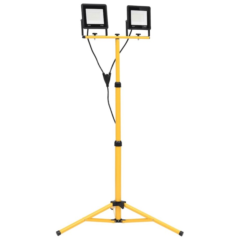 Projecteur à LED avec trépied 2x50 W Blanc froid  553710553710