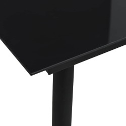 Ensemble à manger d'extérieur 3 pcs résine tressée et verre 553714553714