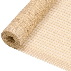 Filet brise-vue Beige 1,5x50 m PEHD 75 g/m² 553747553747
