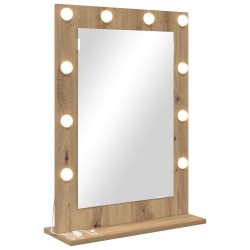 Miroir de vanité Rectangulaire Chêne artisanal 70 x 50 x 18 cm 553802553802