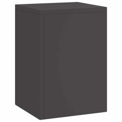 Support de Plante 3 pcs Noir Acier 553806553806