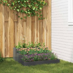 Cache-pot de jardin Anthracite 90 x 90 x 35 cm 553808553808