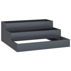 Cache-pot de jardin Anthracite 90 x 90 x 35 cm 553808553808