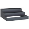 Cache-pot de jardin Anthracite 90 x 90 x 35 cm 553808553808
