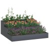 Cache-pot de jardin Anthracite 90 x 90 x 35 cm 553808553808