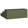 Cache-pot de jardin Vert olive 90 x 90 x 35 cm 553812553812
