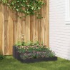 Cache-pot de jardin Noir 90 x 90 x 35 cm Acier laminé à froid 553814553814