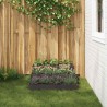Cache-pot de jardin Noir 90 x 90 x 35 cm Acier laminé à froid 553814553814