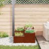 Cache-pot de jardin Rouillé 80 x 80 x 48 cm Acier patiné 553815553815