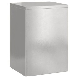 Support de Plante 2 pcs Argent 24 x 24 x 35 cm Acier inoxydable 553818553818
