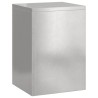 Support de Plante 2 pcs Argent 24 x 24 x 35 cm Acier inoxydable 553818553818