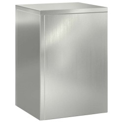 Support de Plante 2 pcs Argent 24 x 24 x 35 cm Acier galvanisé 553819553819