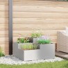 Cache-pot de jardin Argent 80 x 80 x 48 cm Acier inoxydable 553823553823