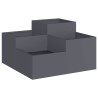 Cache-pot de jardin Anthracite 80 x 80 x 48 cm Acier 553827553827