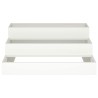 Cache-pot de jardin Blanc 90 x 90 x 35 cm Acier laminé à froid 553829553829