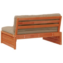 Sofa de jardin milieu Pin massif Brun Ciré 553830553830