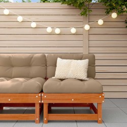 Sofa de jardin milieu Pin massif Brun Ciré 553839553839