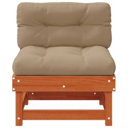 Sofa de jardin milieu Pin massif Brun Ciré 553840553840