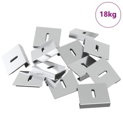 Support de Miroir 340 pcs Nickel 35 x 30 x 8,3 mm Acier 553849553849