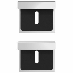 Support de Miroir 340 pcs Nickel 35 x 30 x 8,3 mm Acier 553849553849