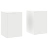 Support de Plante 2 pcs Blanc 24 x 24 x 35 cm Acier 553859553859