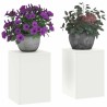 Support de Plante 2 pcs Blanc 24 x 24 x 35 cm Acier 553859553859