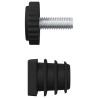 Niveleurs de meubles Réglable 12 pcs Noir M6 PP 553864553864