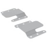 Support de montage encastré 2 pcs Argenté 75 x 66 x 1,4 mm 553882553882