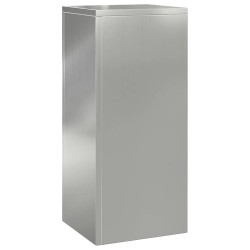 Support de Plante 2 pcs Argent 24 x 24 x 55 cm Acier galvanisé 553890553890