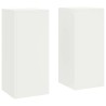 Support de Plante 2 pcs Blanc 24 x 24 x 55 cm Acier 553891553891