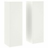 Support de Plante 2 pcs Blanc 24 x 24 x 75 cm Acier 553893553893
