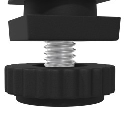 Niveleurs de meubles Réglable 1895 pcs Noir PP 553906553906