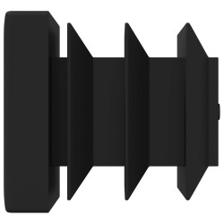 Capuchons d'extrémité 2 pcs Noir 15 x 15 x 15 mm PP 553907553907