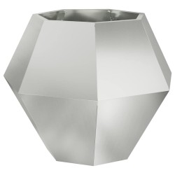 Jardinière 2 pcs Argent 75 x 75 x 60 cm Acier galvanisé 553922553922