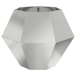 Jardinière 2 pcs Argent 75 x 75 x 60 cm Acier galvanisé 553922553922