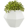 Jardinière 2 pcs Blanc 75 x 75 x 60 cm Acier 553923553923